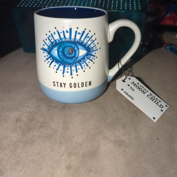 Starbucks Accessories - Stay golden evil eye mug
